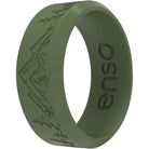 Enso Rings Classic Etched Bevel Series Silicone Ring - Pine Peak - Forza Sports