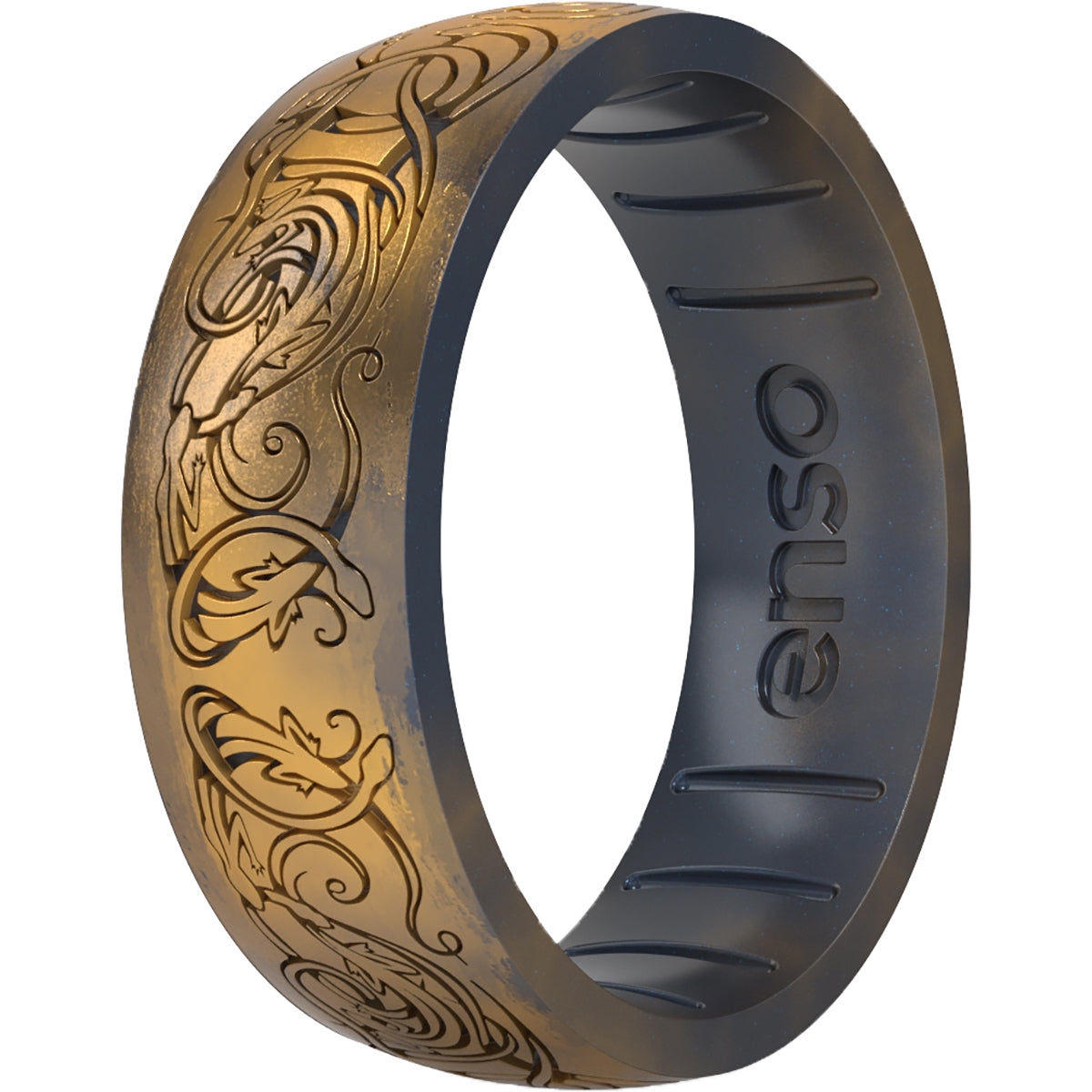 Enso Rings Lord of the Rings Saruman's Spell Classic Silicone Ring Enso Rings