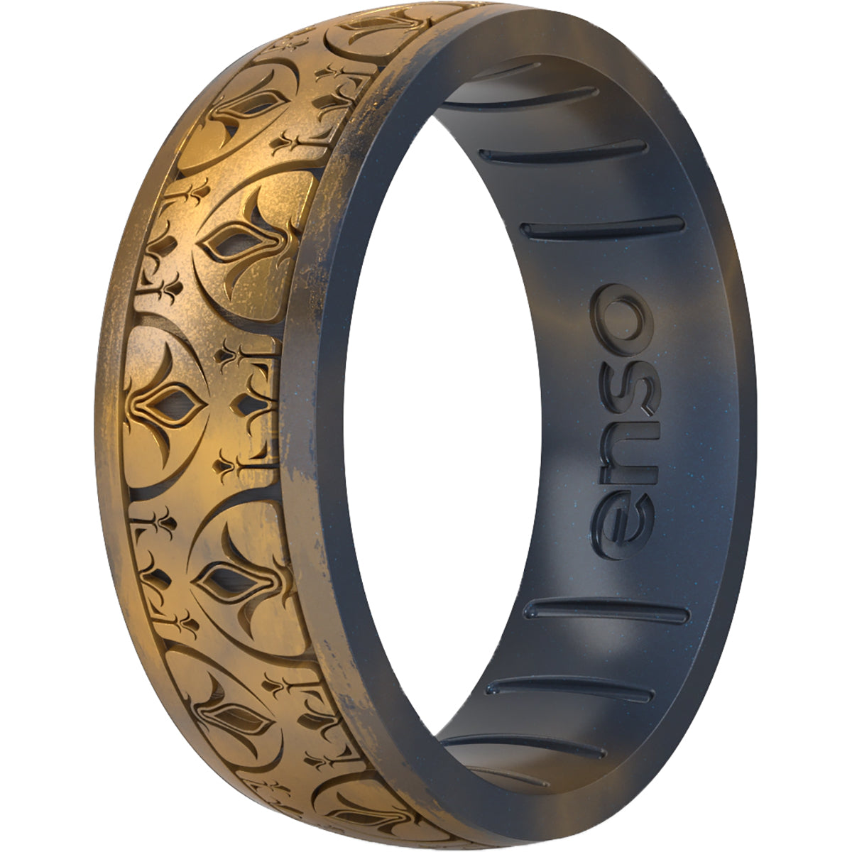 Enso Rings Lord of the Rings Shire Ornate Classic Silicone Ring Enso Rings