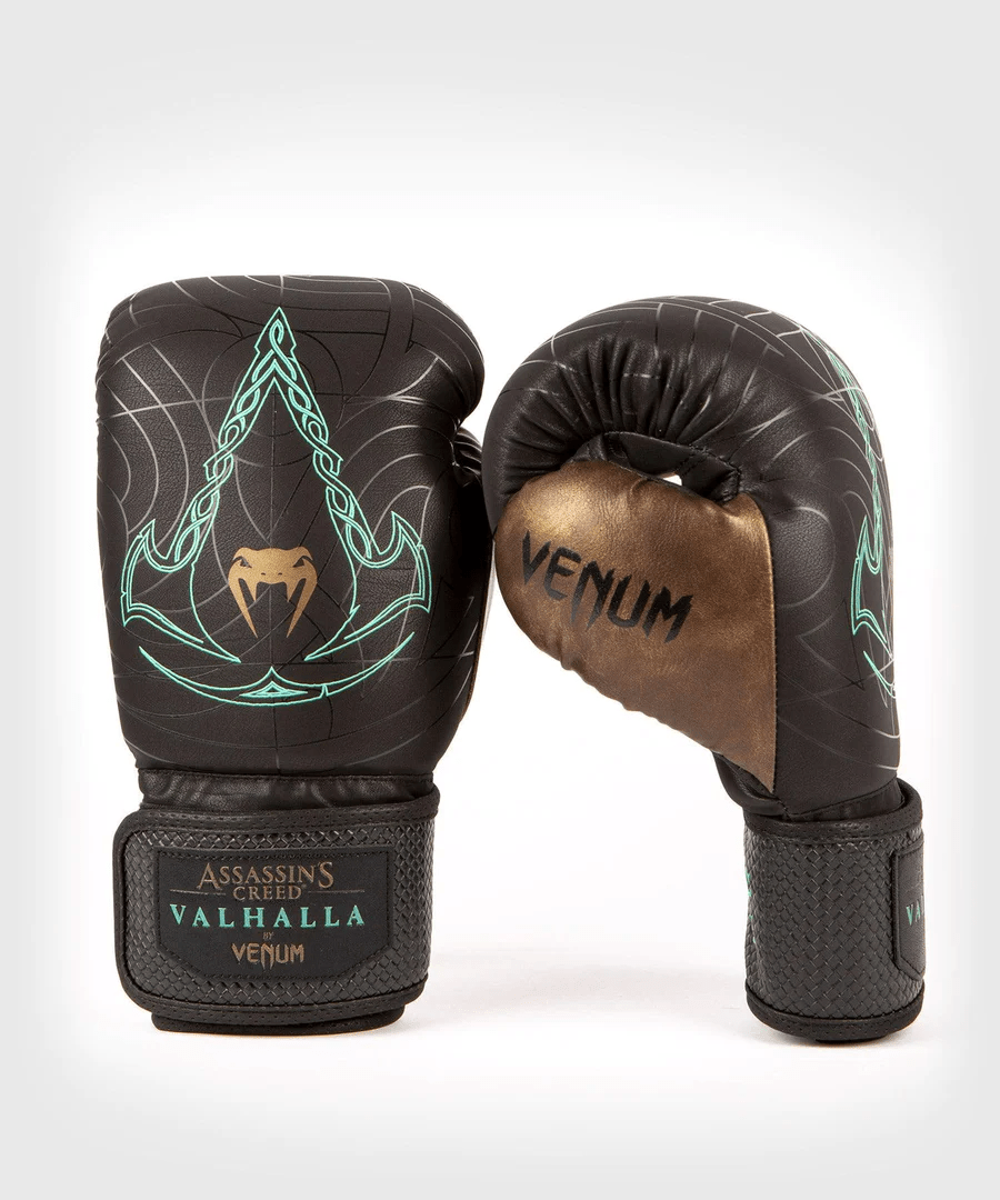 Venum Assassin's Creed Hook and Loop Boxing Gloves - Black - Forza Sports
