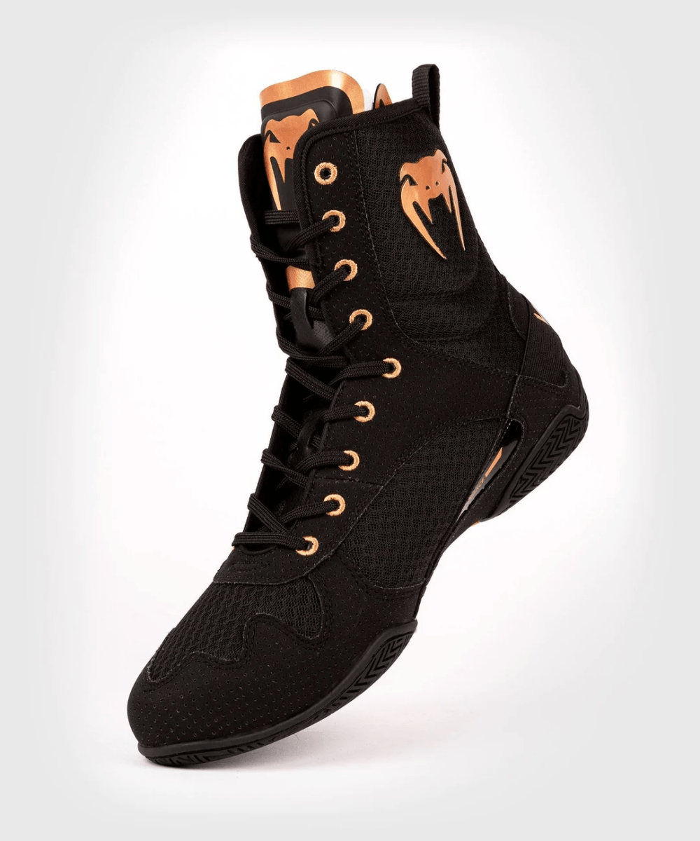 Venum Elite Boxing Shoes - Black/Bronze
