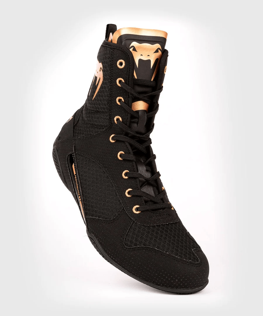 Venum Elite Boxing Shoes - Black/Bronze