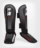 Venum Kid's Okinawa 3.0 Protective MMA Shin Instep Guards - Black/Red Venum