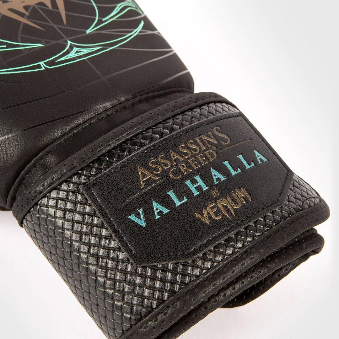 Venum Assassin's Creed Hook and Loop Boxing Gloves - Black Venum