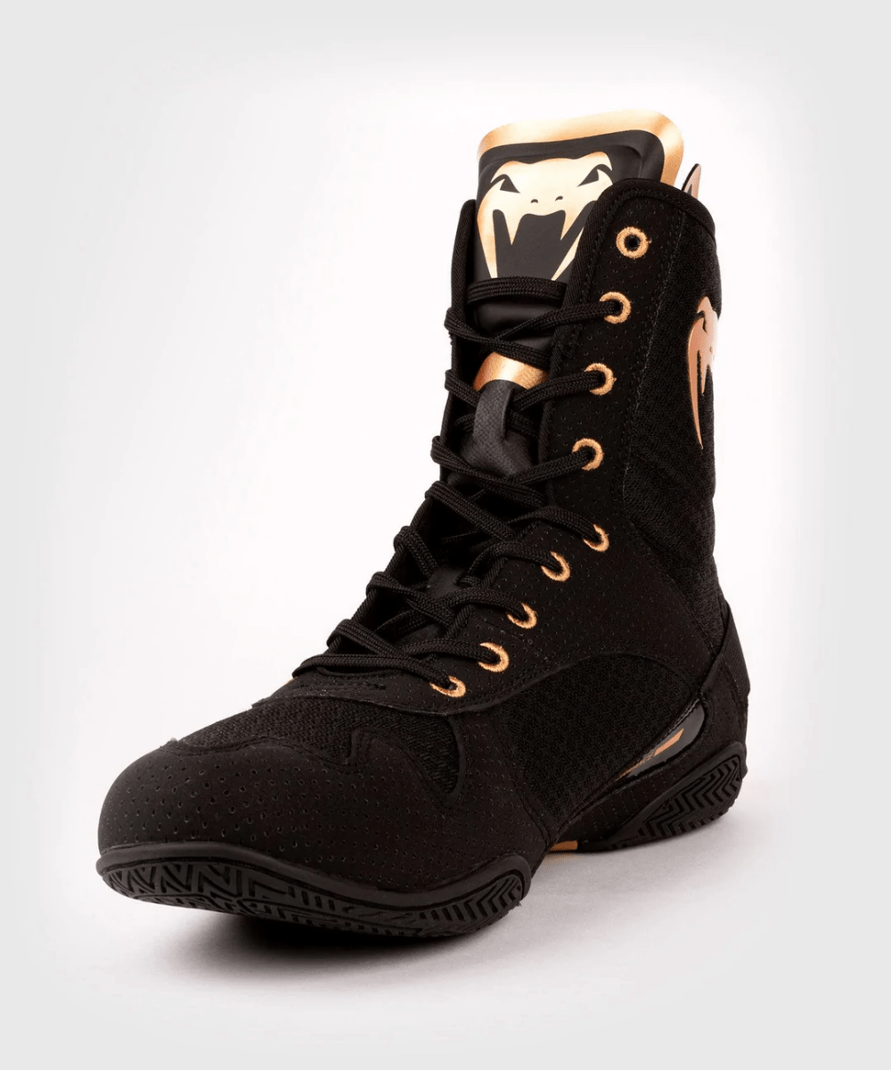 Venum Elite Boxing Shoes - Black/Bronze