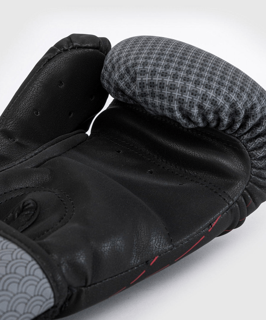 Venum Kid's Okinawa 3.0 Hook and Loop Boxing Gloves - Black/Red - Forza Sports