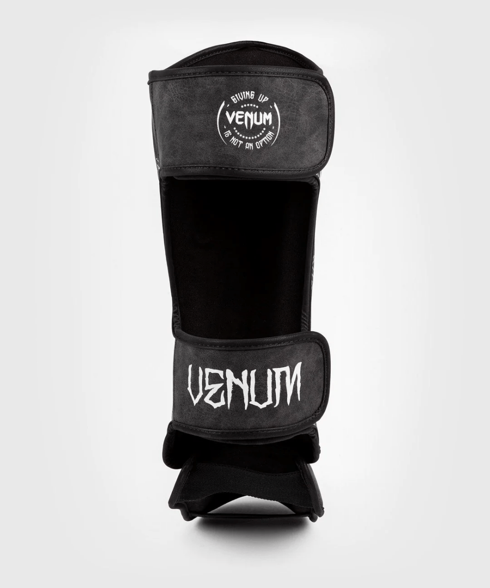 Venum GLDTR 4.0 Protective MMA Shin Instep Guards - Black/White - Forza Sports