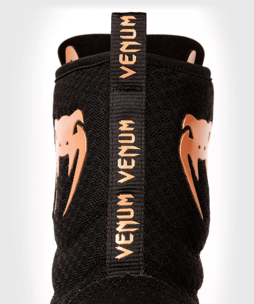 Venum Elite Boxing Shoes - Black/Bronze