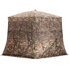 Rhino Hunting Low Hub Blind with Silent Slide Windows - Realtree Edge - Forza Sports