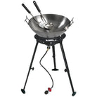 Eastman Outdoors Big Kahuna Burner with 22" Carbon Steel Outdoor Wok Kit, 37212 - Forza Sports