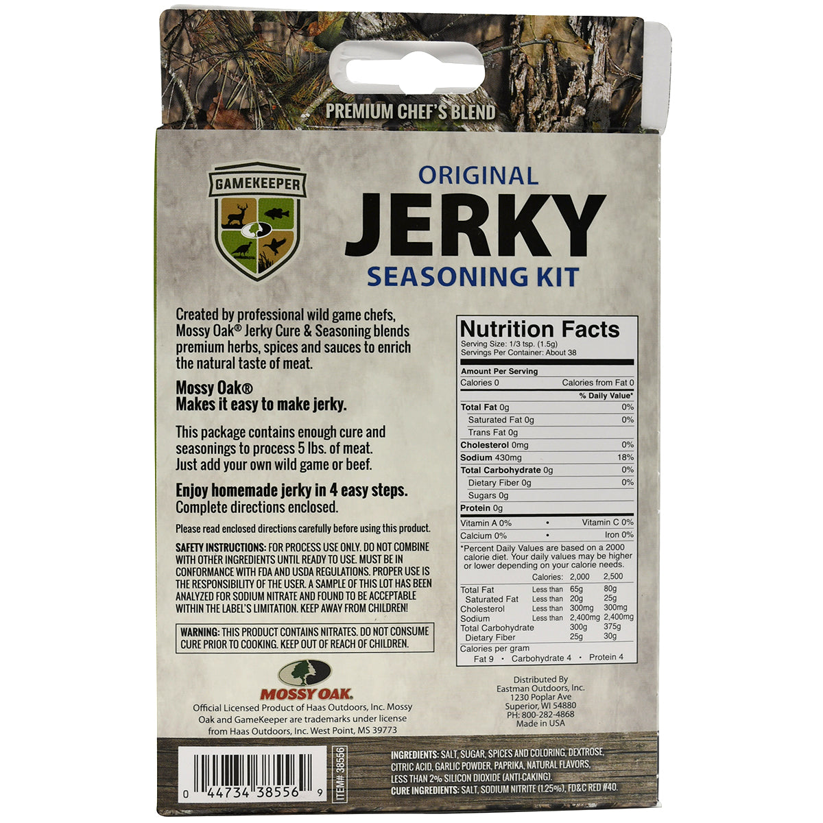 Game Keeper Original Jerky Seasoning Kit Game Keeper