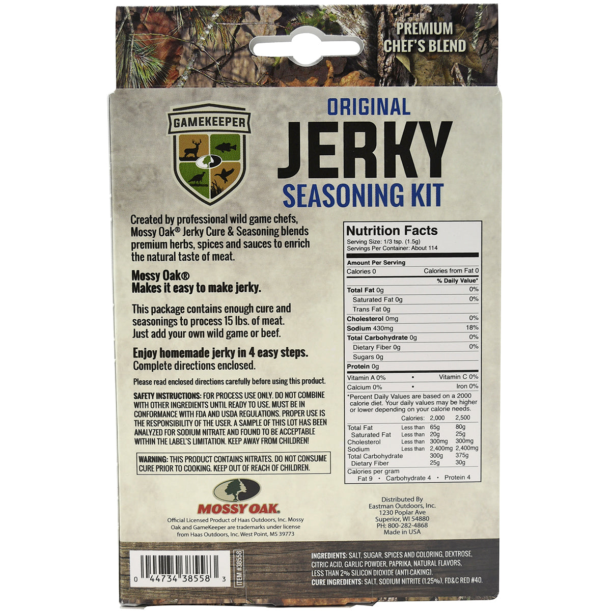 Game Keeper Original Jerky Seasoning Kit - Large Game Keeper