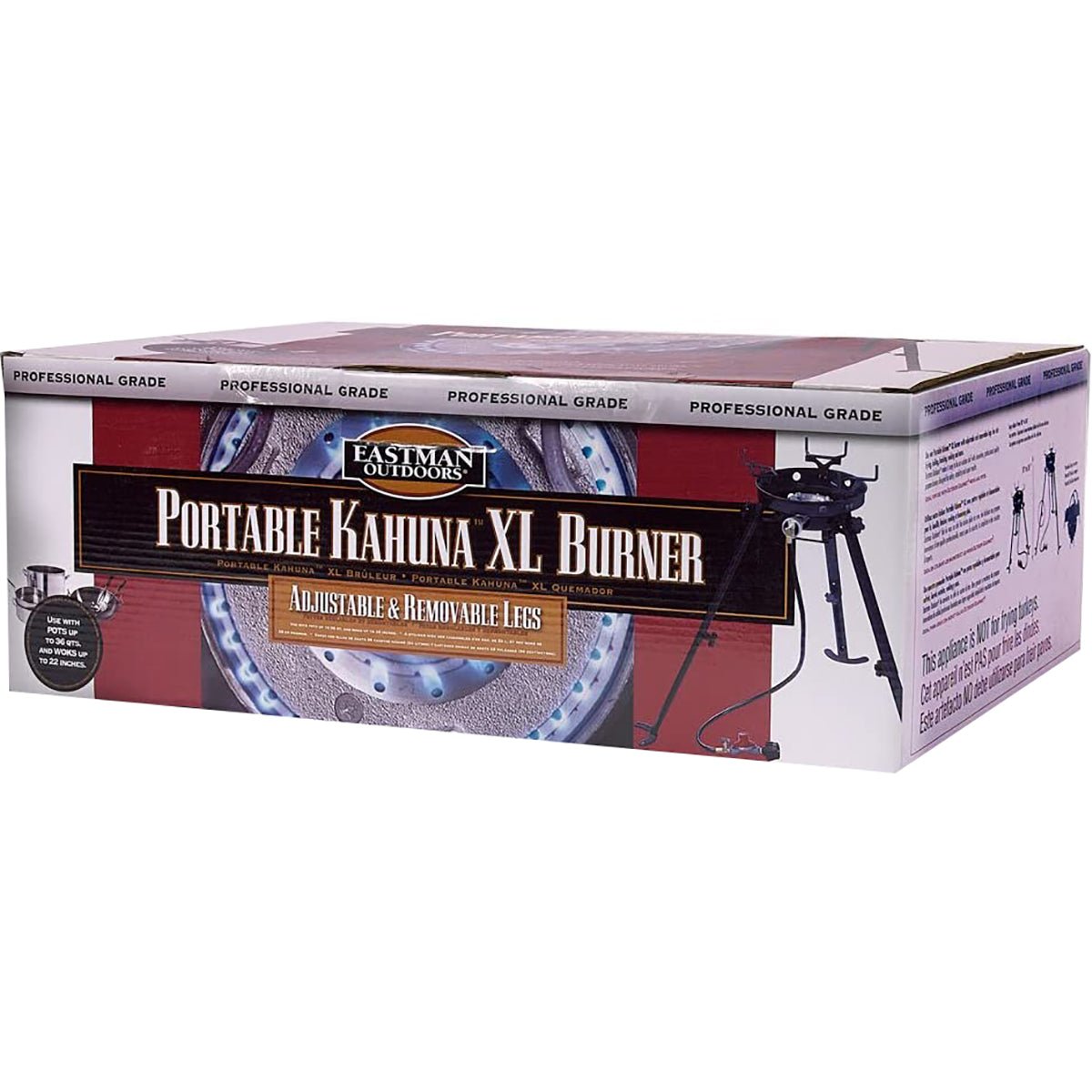 Eastman Outdoors Portable Kahuna Burner with XL Pot and Wok Brackets, 90411 - Forza Sports