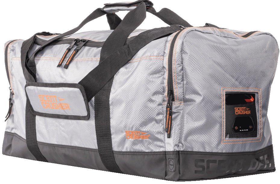 Scent Crusher Odor Eliminating Gear Duffle Bag 2.0 - Gray/Black - Forza Sports