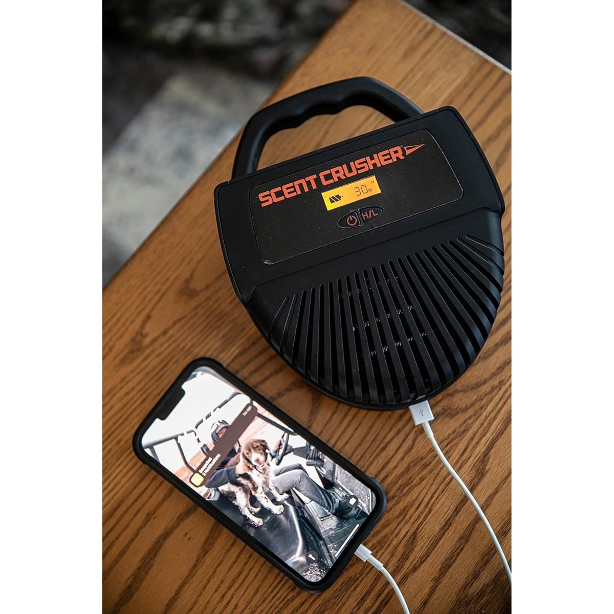 NEW Scent Crusher Ozone Base Camp Generator Odor Eliminator, Quiet & Runs 12+ hours - Forza Sports
