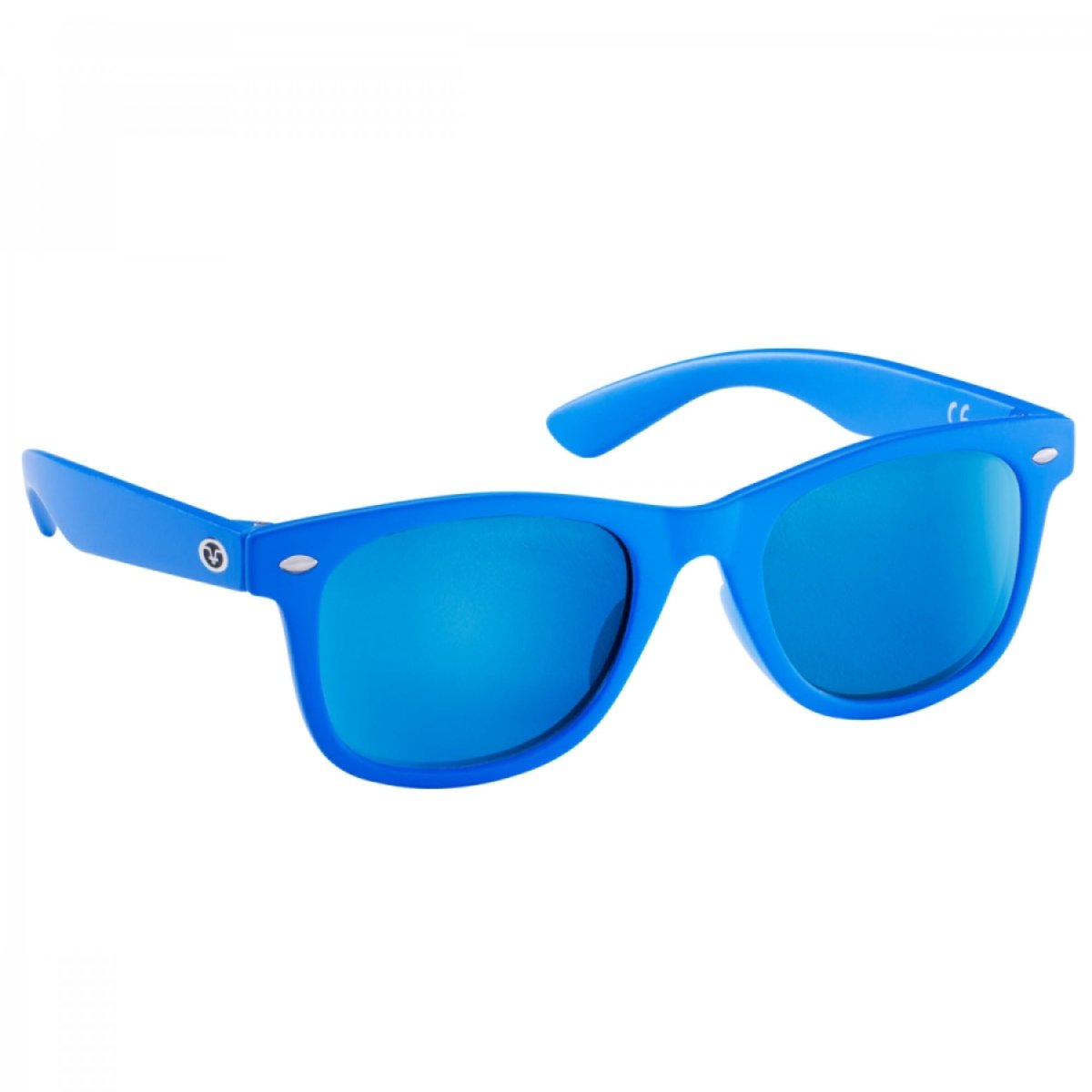 Flying Fisherman Pinfish Jr Angler Kids Sunglasses - Matte Blue/Blue Mirror - Forza Sports