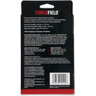 ForceField shoe laces product packaging with text and barcode on a white background