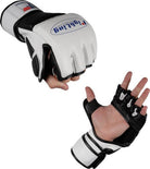 Fighting Sports MMA Grappling Training Gloves - White/Black - Forza Sports