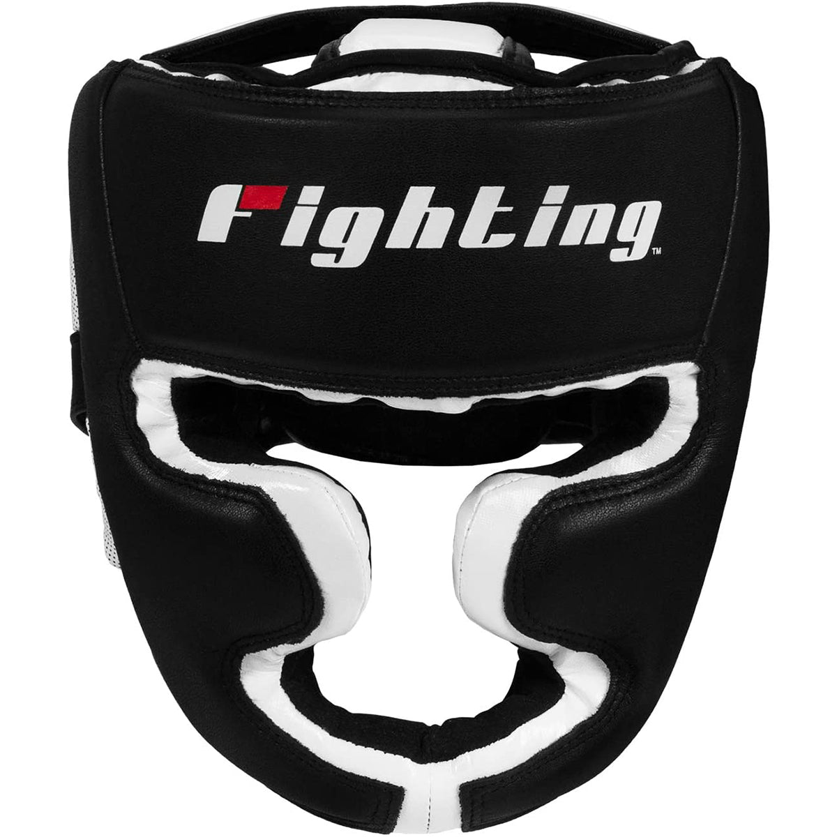 Fighting Sports S2 Gel Full Face Training Boxing Headgear - Black/White - Forza Sports