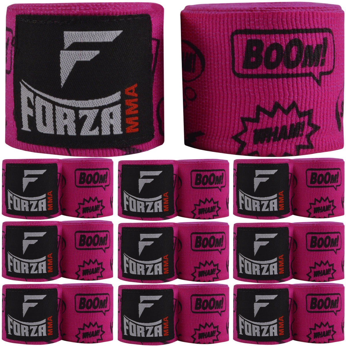 Forza Sports 180" Mexican Style Boxing and MMA Handwraps - 10-Pack Forza Sports