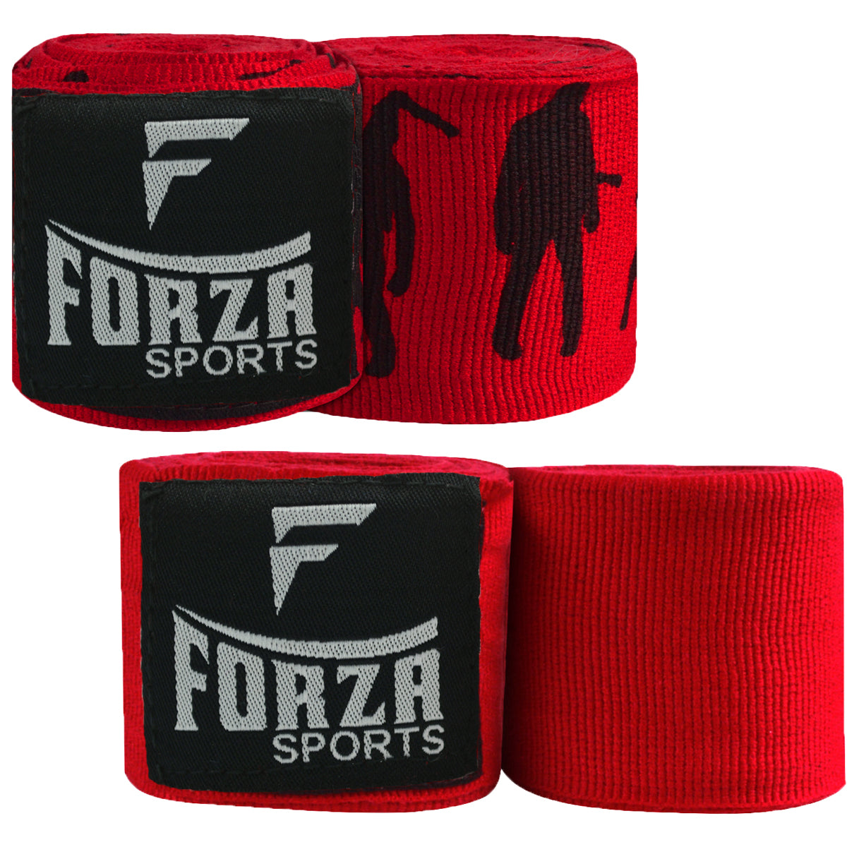 Forza Sports 180" Mexican Style Handwraps - Pattern & Matching Solid 2-Pack Forza Sports