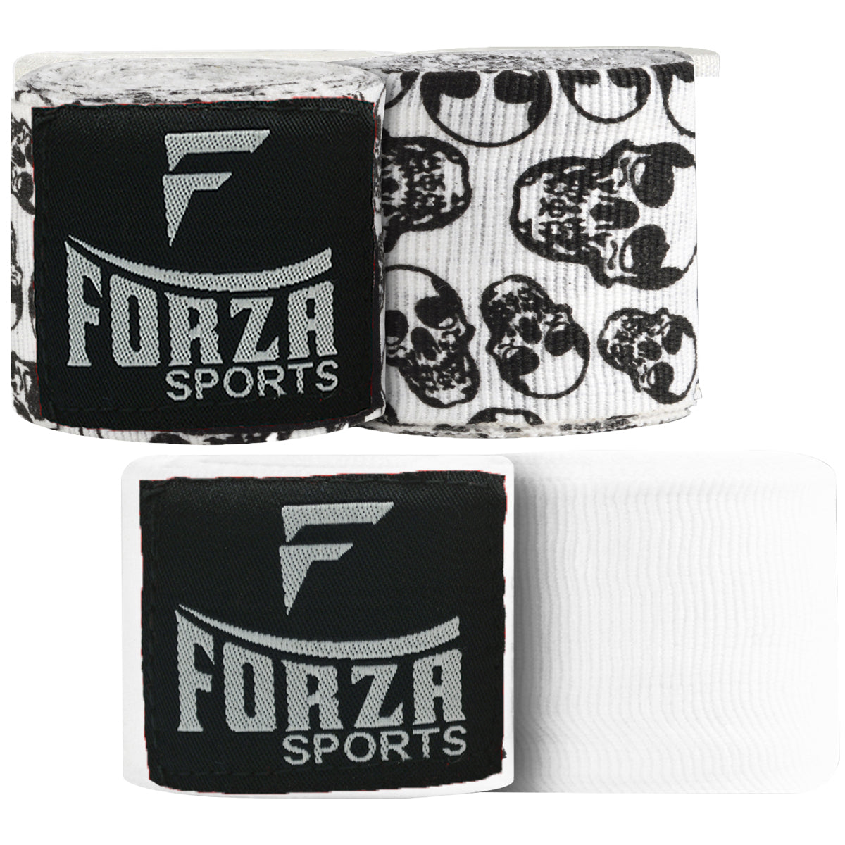 Forza Sports 180" Mexican Style Handwraps - Pattern & Matching Solid 2-Pack Forza Sports