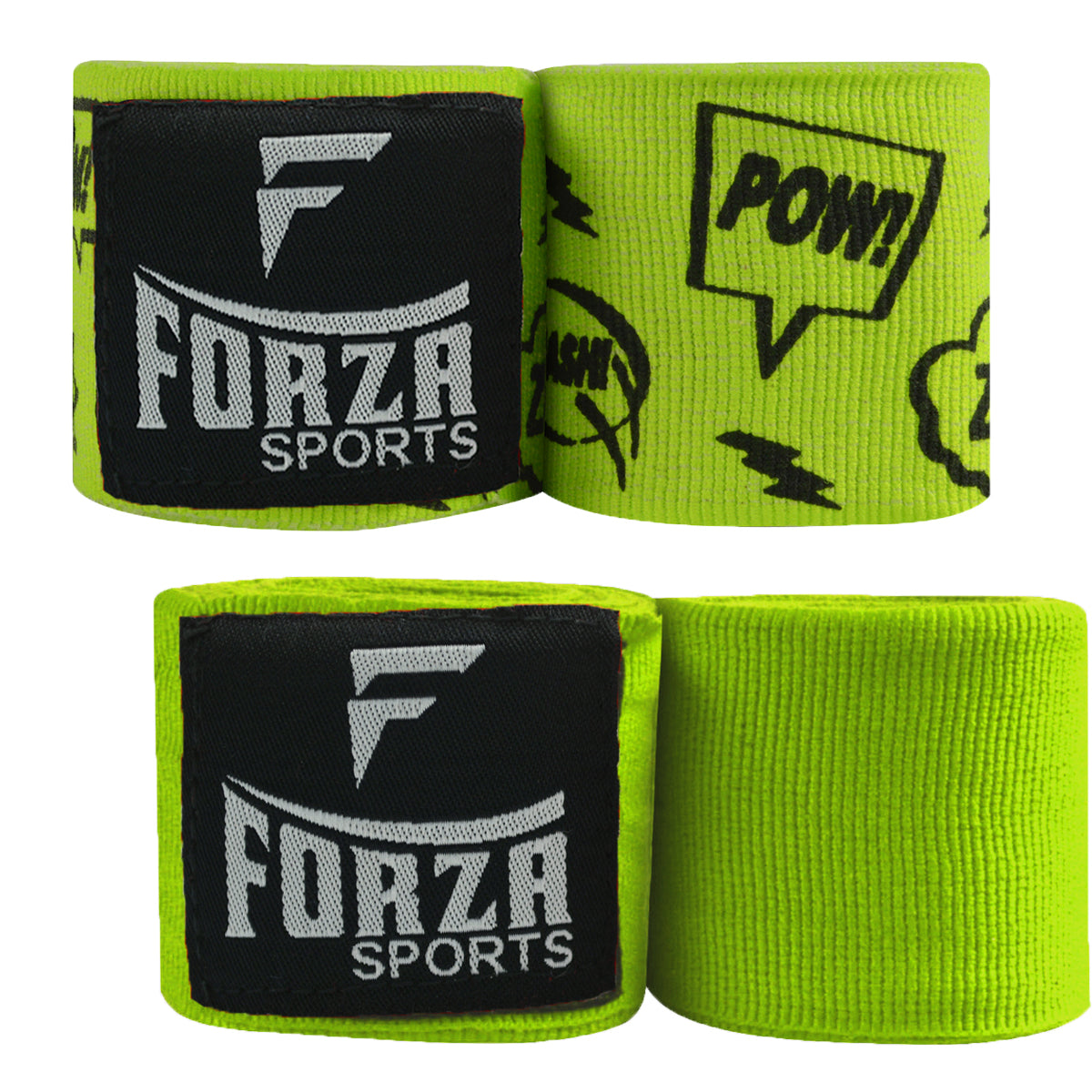 Forza Sports 180" Mexican Style Handwraps - Pattern & Matching Solid 2-Pack Forza Sports