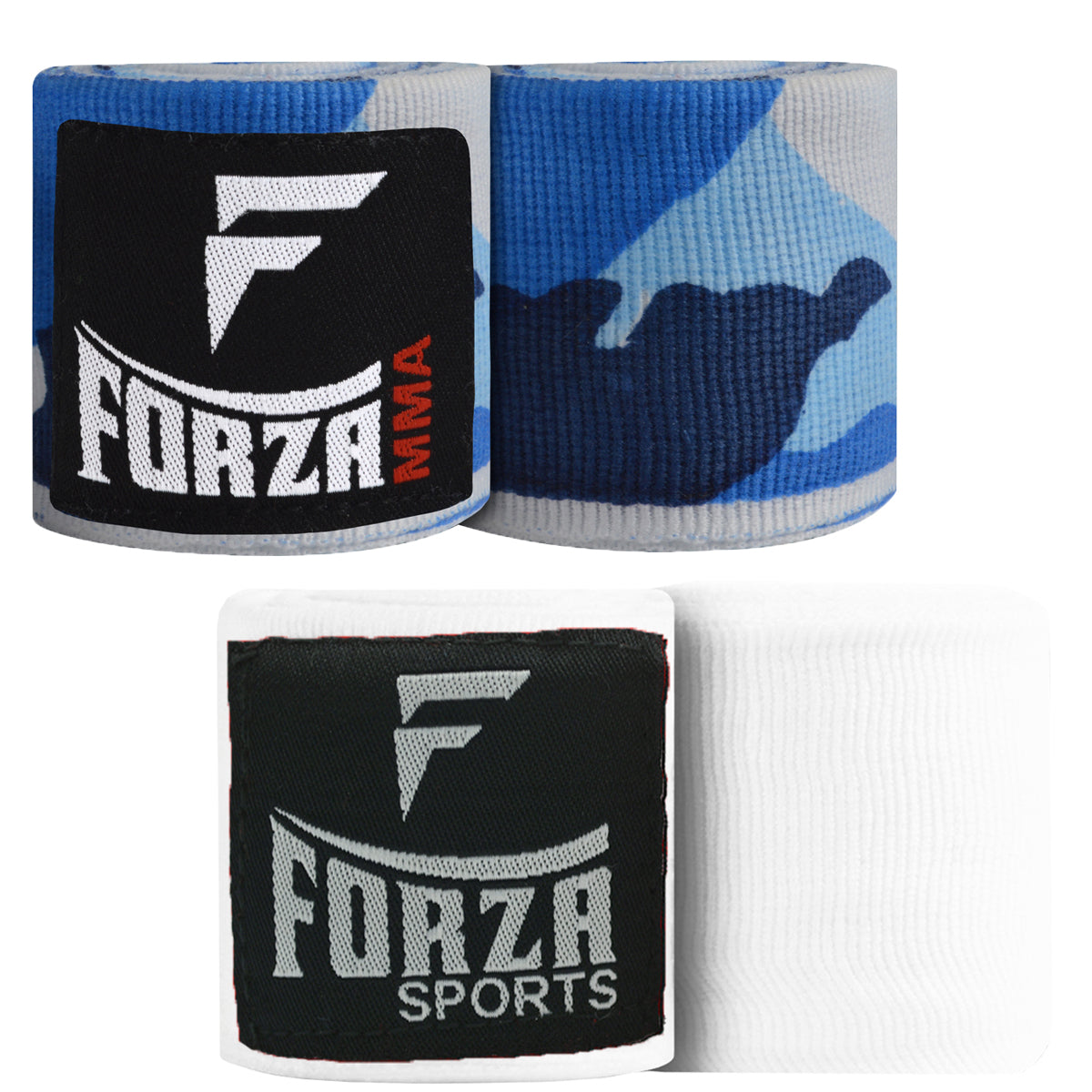 Forza Sports 180" Mexican Style Handwraps - Pattern & Matching Solid 2-Pack Forza Sports