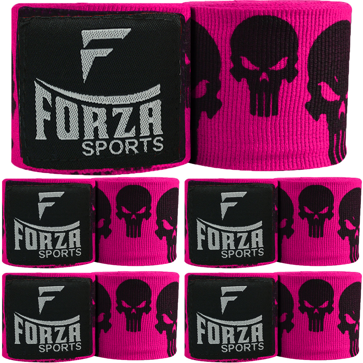 Forza Sports 180" Mexican Style Boxing and MMA Handwraps - 5-Pack Forza Sports