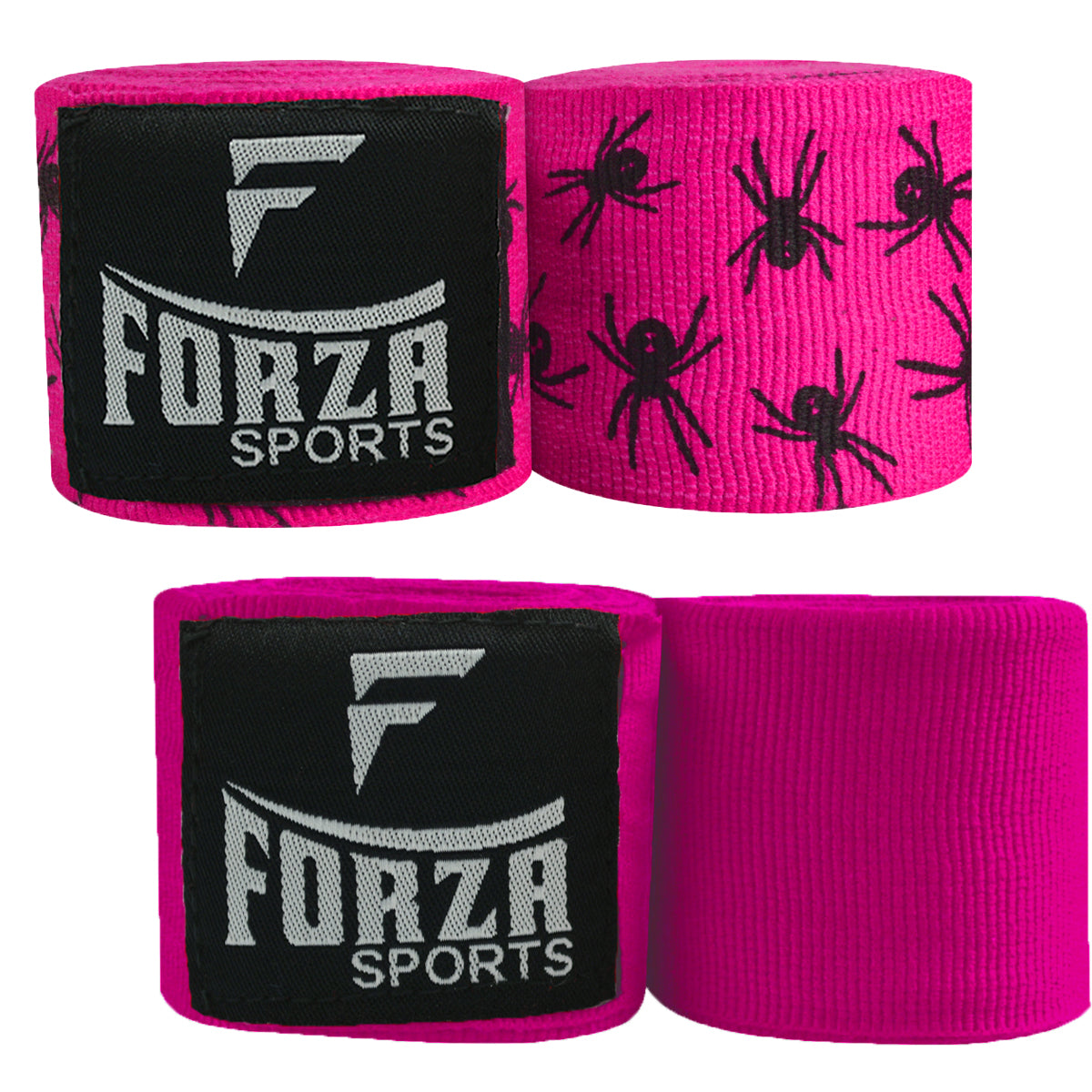 Forza Sports 180" Mexican Style Handwraps - Pattern & Matching Solid 2-Pack Forza Sports