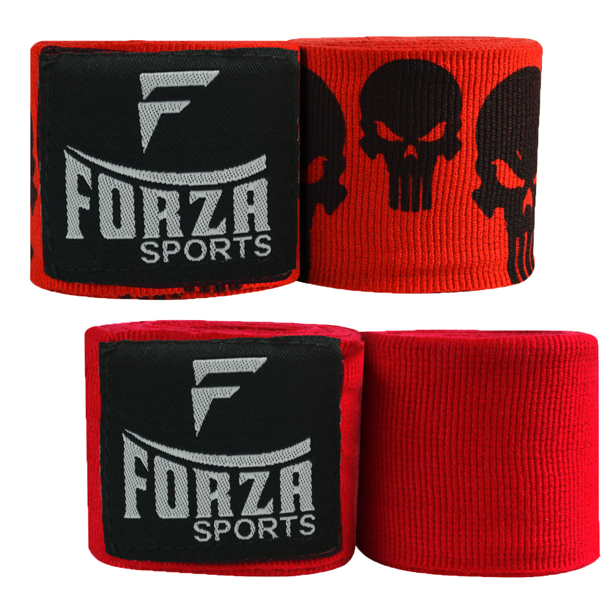 Forza Sports 180" Mexican Style Handwraps - Pattern & Matching Solid 2-Pack Forza Sports