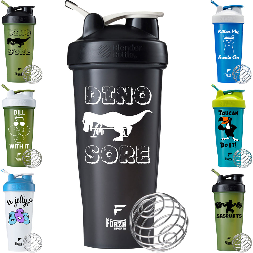 Blender Bottle x Forza Sports 28 oz. Classic Shaker - Get Whey Sted 