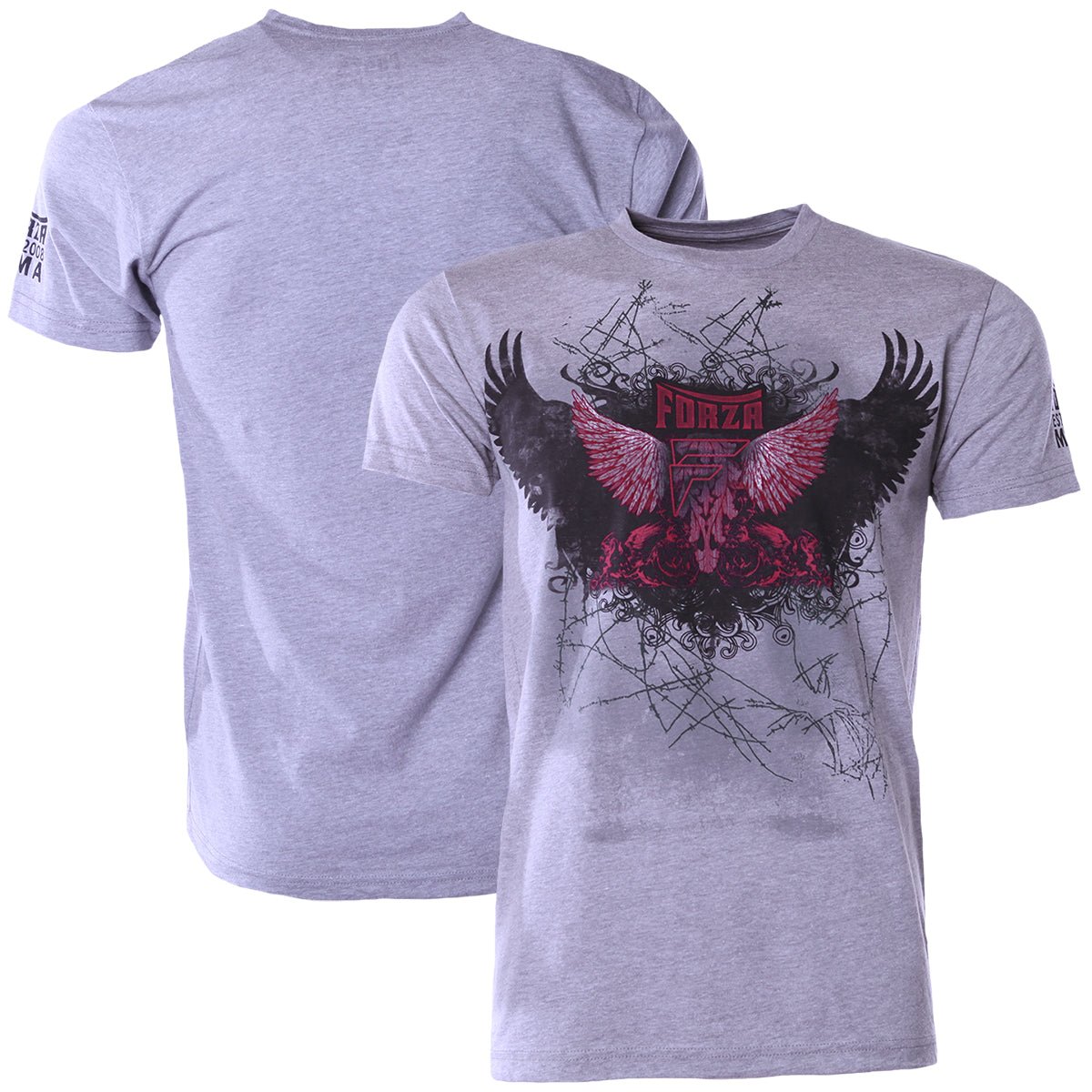 फोर्ज़ा स्पोर्ट्स "सोअर" एमएमए टी-शर्ट - डार्क हीदर ग्रे - फोर्ज़ा स्पोर्ट्स
