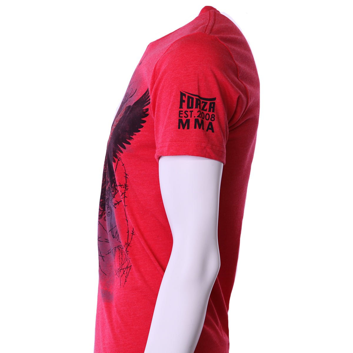 फोर्ज़ा स्पोर्ट्स "सोअर" एमएमए टी-शर्ट - लाल - फोर्ज़ा स्पोर्ट्स