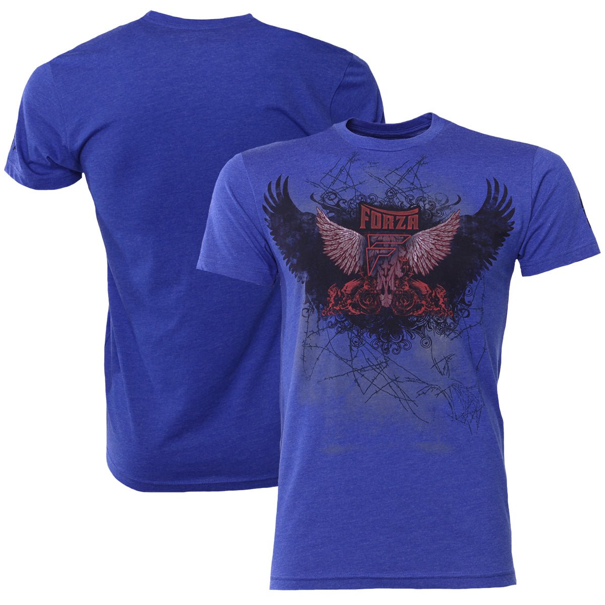 फोर्ज़ा स्पोर्ट्स "सोअर" एमएमए टी-शर्ट - रॉयल ब्लू - फोर्ज़ा स्पोर्ट्स