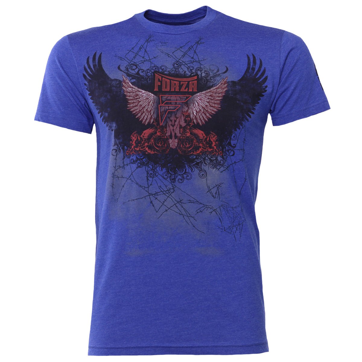 फोर्ज़ा स्पोर्ट्स "सोअर" एमएमए टी-शर्ट - रॉयल ब्लू - फोर्ज़ा स्पोर्ट्स
