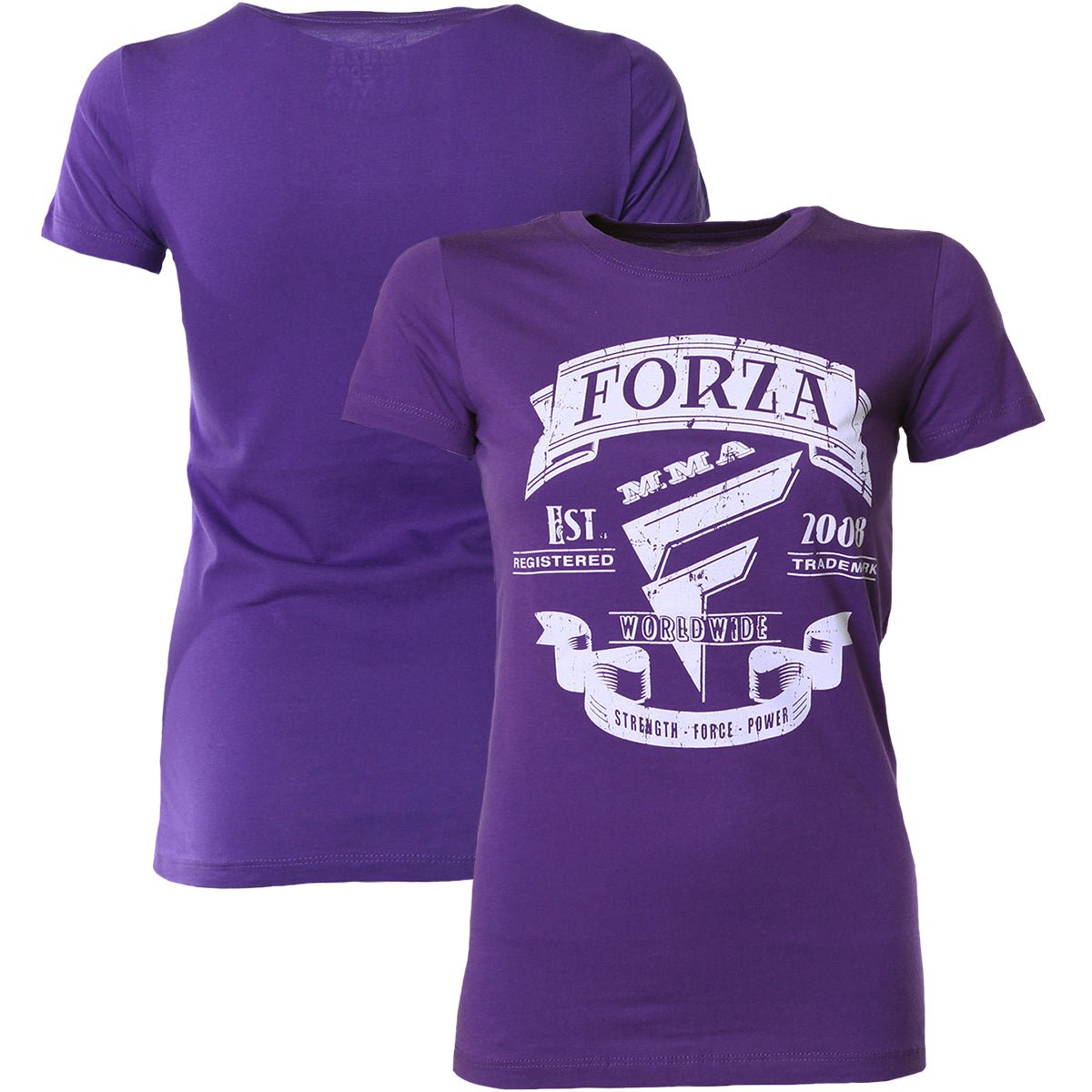 Forza Sports Women's "Origins" MMA T-Shirt - Medium - Purple Rush - Forza Sports