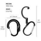 Gear Aid Heroclip Large Hybrid Camping Gear Clip - Forza Sports