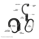 Gear Aid Heroclip Medium Hybrid Camping Gear Clip - Forza Sports