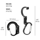 Gear Aid Heroclip Mini Hybrid Camping Gear Clip - Forza Sports