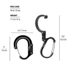 Gear Aid Heroclip Small Hybrid Camping Gear Clip - Forza Sports