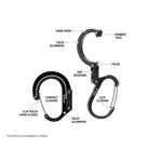 Gear Aid Heroclip Small Hybrid Camping Gear Clip - Forza Sports