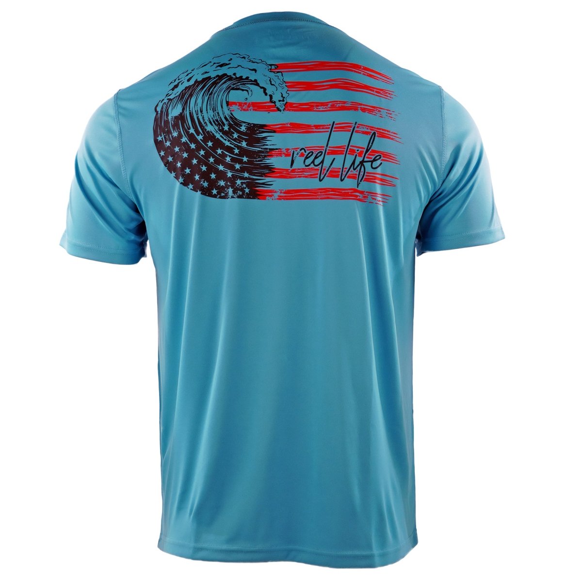 Reel Life United States of Wave UV T-Shirt - Horizion Blue - Forza Sports