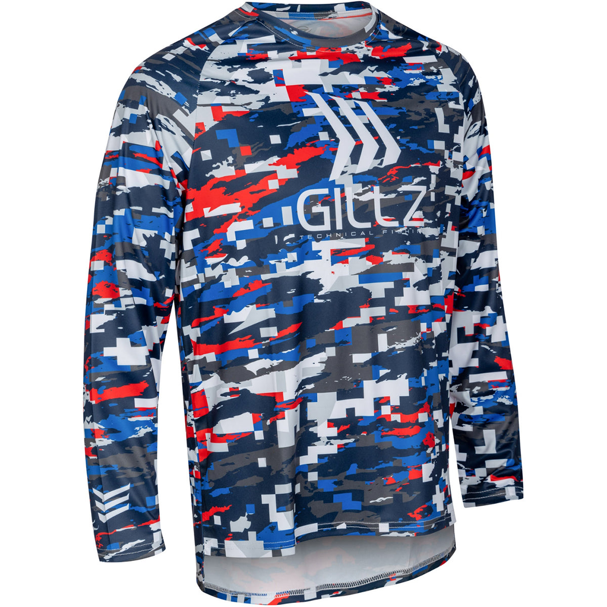 Gillz Contender Series Tek UV Long Sleeve T-Shirt - Powder Blue Gillz