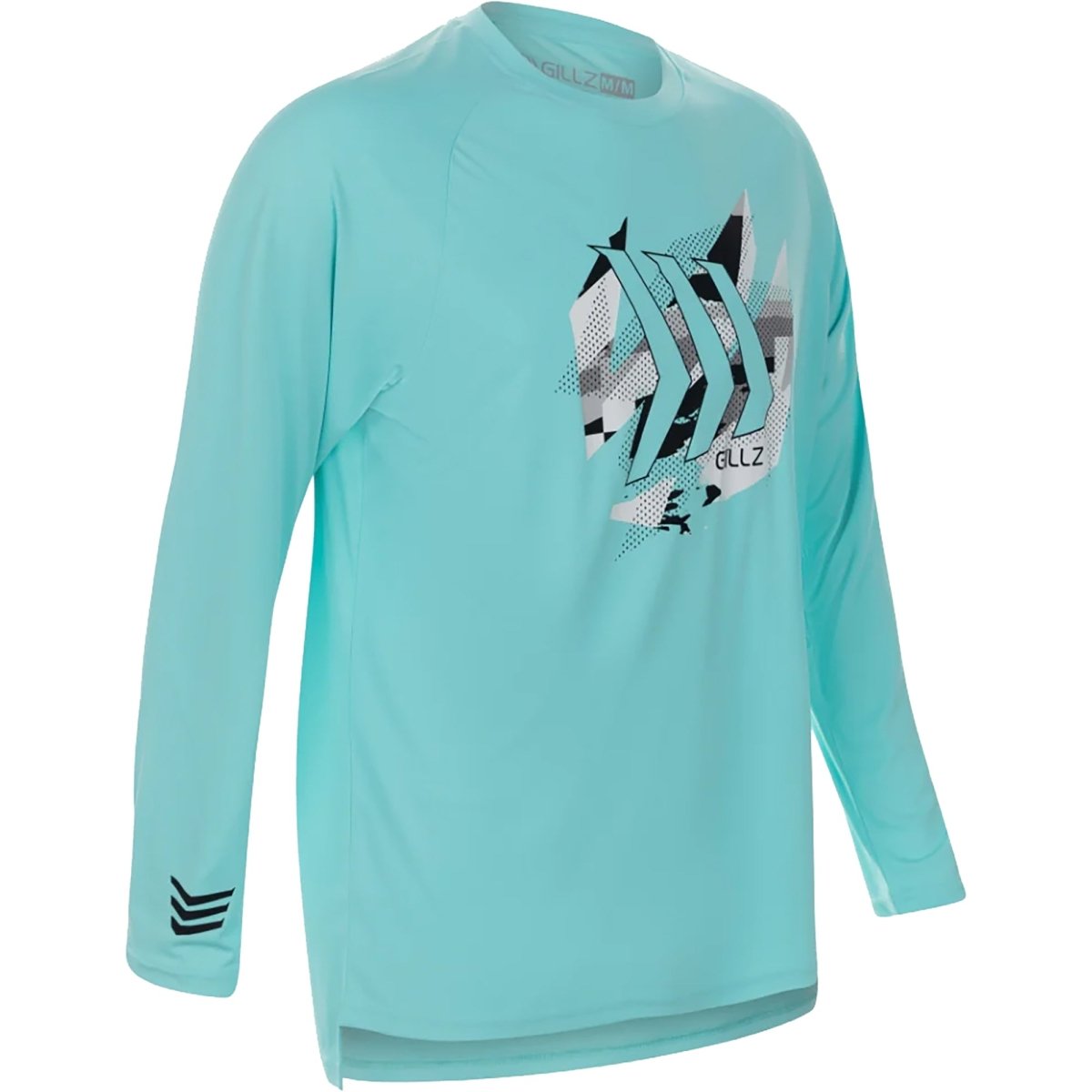 गिल्ज़ कंटेंडर सीरीज़ ब्रेकर यूवी लॉन्ग स्लीव टी-शर्ट - अरूबा ब्लू - फोर्ज़ा स्पोर्ट्स