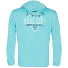 Reel Life Destin Heathered Pullover Hoodie - Blue Tint Reel Life