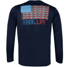 Reel Life Merica UV Long Sleeve Performance T-Shirt - Sky Blue - Forza Sports