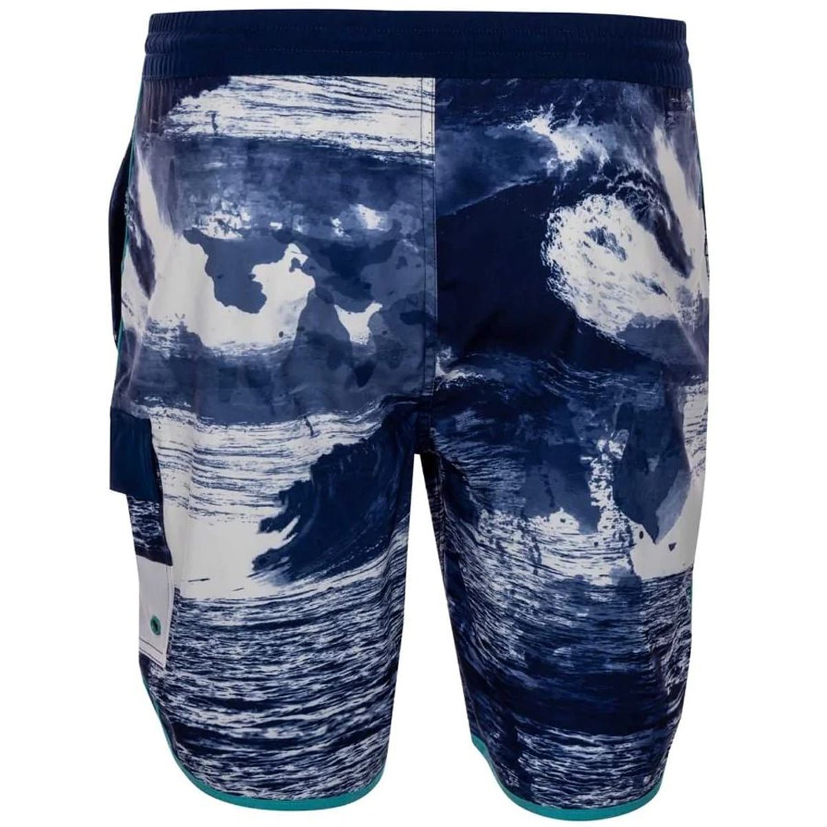 Reel Life Barrel Curl AOP Harbor 6" Boardwalk Shorts - Dress Blues - Forza Sports