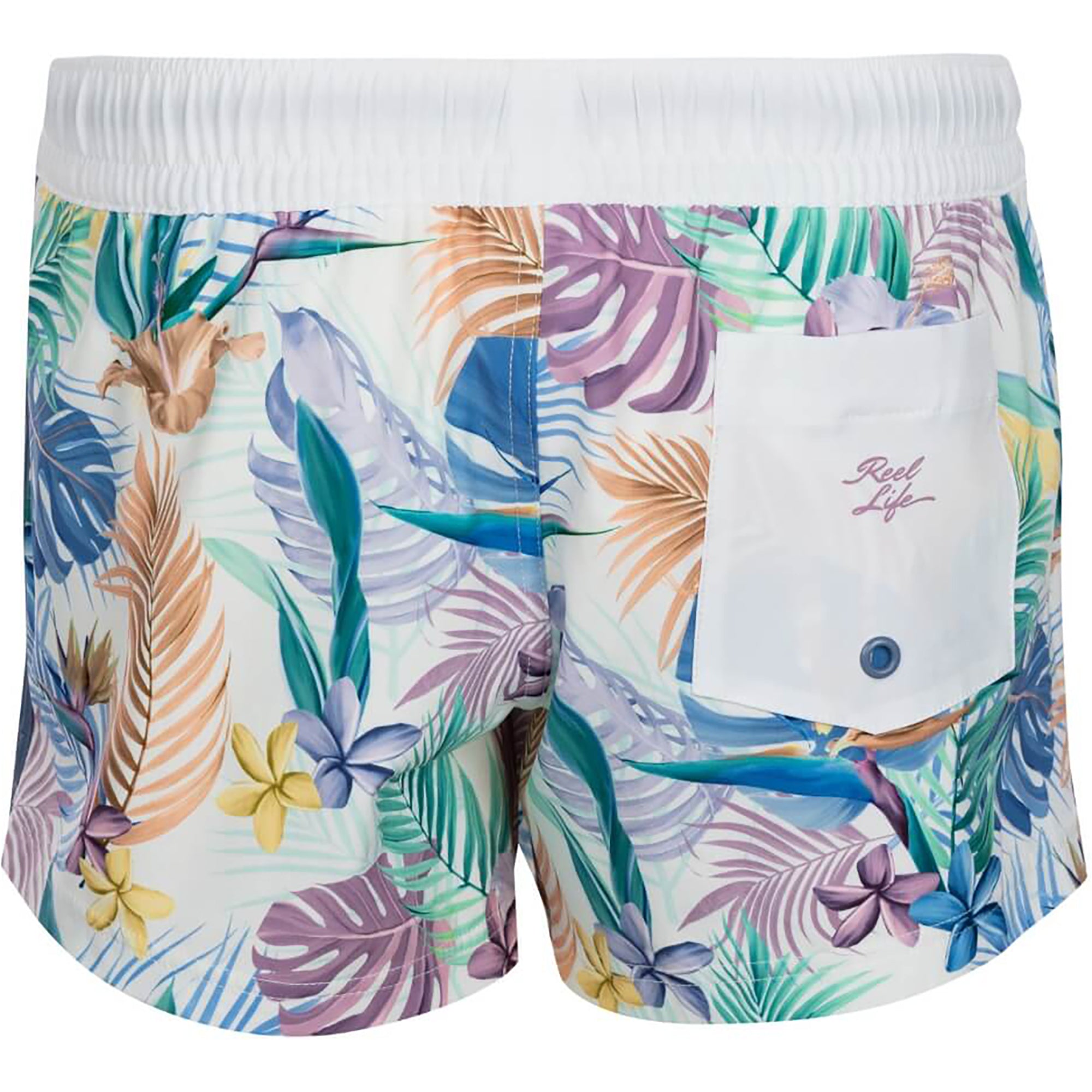 Reel Life Women's Marabella Tropical Explosion Sun Shorts - Multi