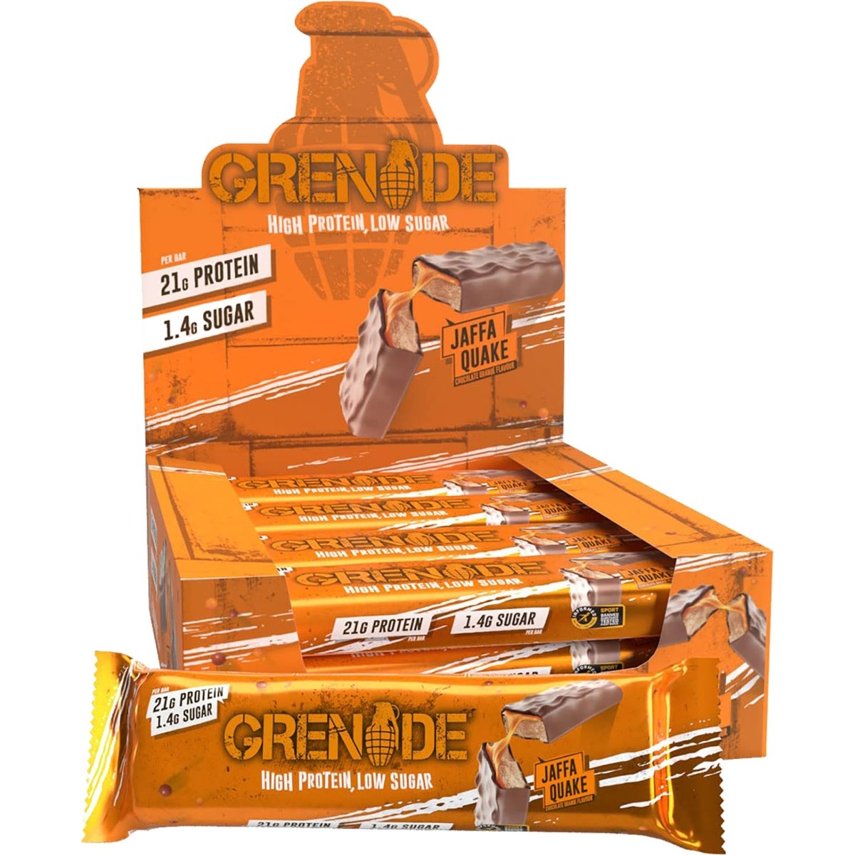 Grenade Low Sugar Protein Bars 12 - Pack - Forza Sports